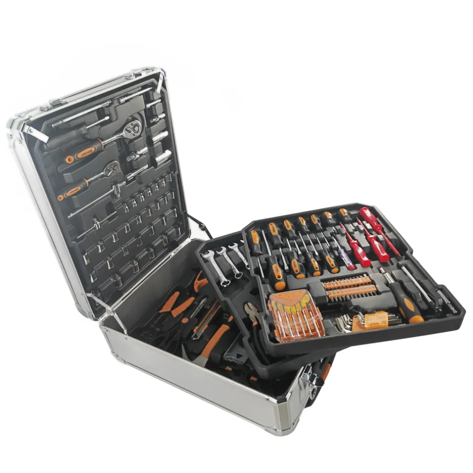 ANDIARBEIT® "Alleskönner" Werkzeugkoffer Trolley 1000-tlg. silber