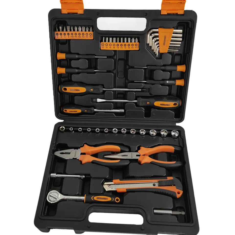 ANDIARBEIT® "Geselle" Werkzeugkoffer Set 54-tlg. schwarz