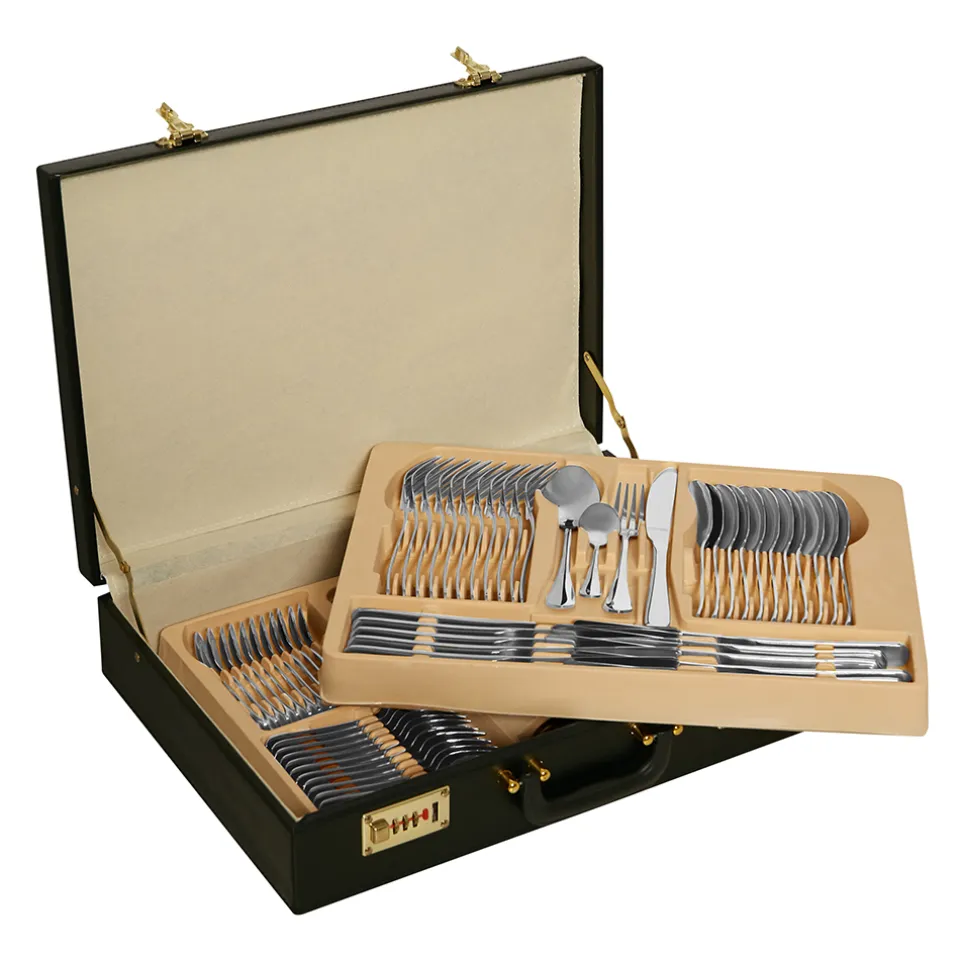 Banaru Design Besteckset Koffer 72 tlg. silber
