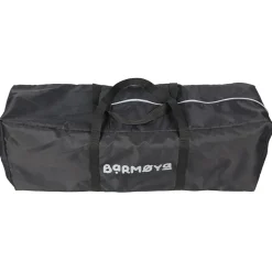 Barmøya 3-in-1 Baby-Reisebett mit Wickelauflage – Reisebett, Laufstall & Beistellbett grau