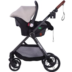Barmøya 3-in-1 Kombi-Kinderwagen Komplettset beige