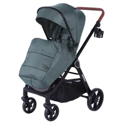 Barmøya 3-in-1 Kombi-Kinderwagen Komplettset grün