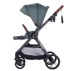Barmøya 3-in-1 Kombi-Kinderwagen Komplettset grün