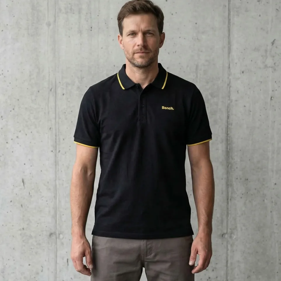 Bench Richmond Herren Polo-Shirt BNCH 004-Black