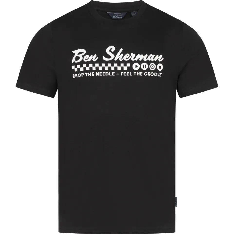 BEN SHERMAN Feel the Groove Herren T-Shirt 1012965-BLACK