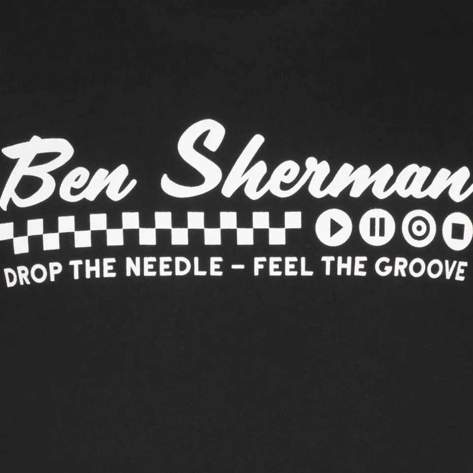 BEN SHERMAN Feel the Groove Herren T-Shirt 1012965-BLACK