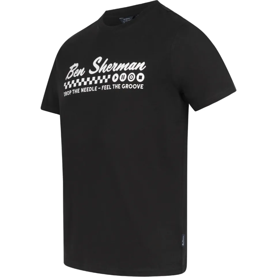BEN SHERMAN Feel the Groove Herren T-Shirt 1012965-BLACK