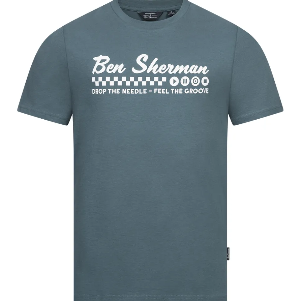 BEN SHERMAN Feel the Groove Herren T-Shirt 1012965-TEAL