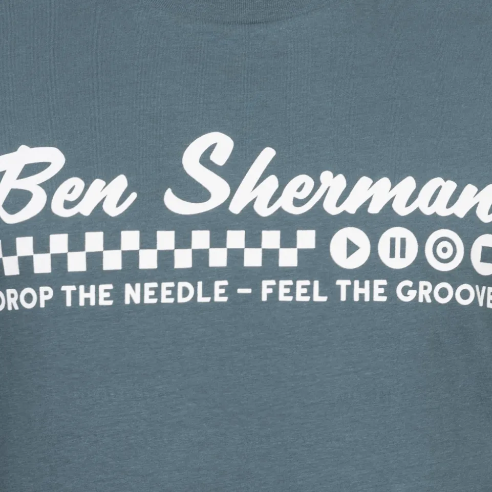BEN SHERMAN Feel the Groove Herren T-Shirt 1012965-TEAL