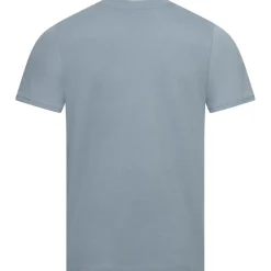 BEN SHERMAN Flocked Logo Herren T-Shirt 0076268-PETROL