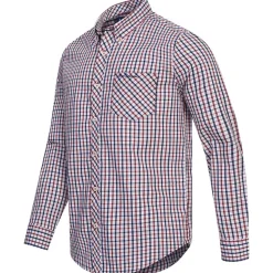 BEN SHERMAN House Check Herren Langarm Hemd 0077861-RED