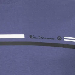 BEN SHERMAN Seasonal Stripe Herren T-Shirt 1012607N-RIVIERABLUE