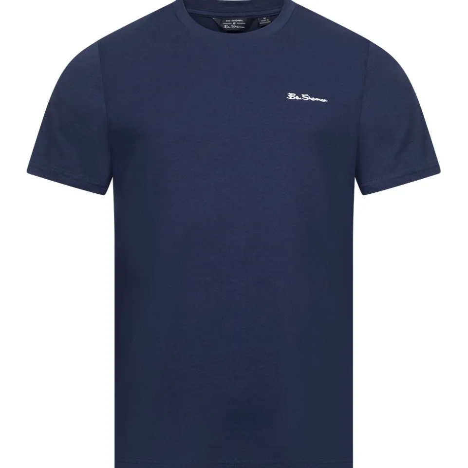 BEN SHERMAN Small Logo Herren T-Shirt 0076266-TWILIGHTDENIM