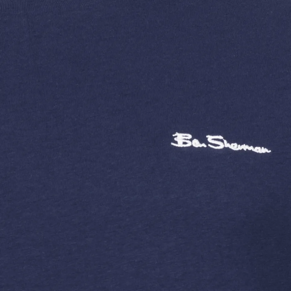 BEN SHERMAN Small Logo Herren T-Shirt 0076266-TWILIGHTDENIM
