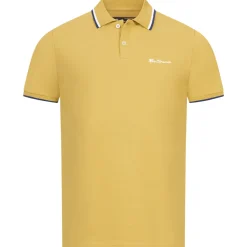 BEN SHERMAN Twin Tipped Herren Polo-Shirt 0076270N-SUNFLOWER