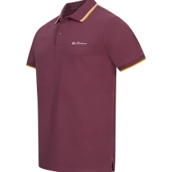 BEN SHERMAN Twin Tipped Herren Polo-Shirt 0076270N-PORT