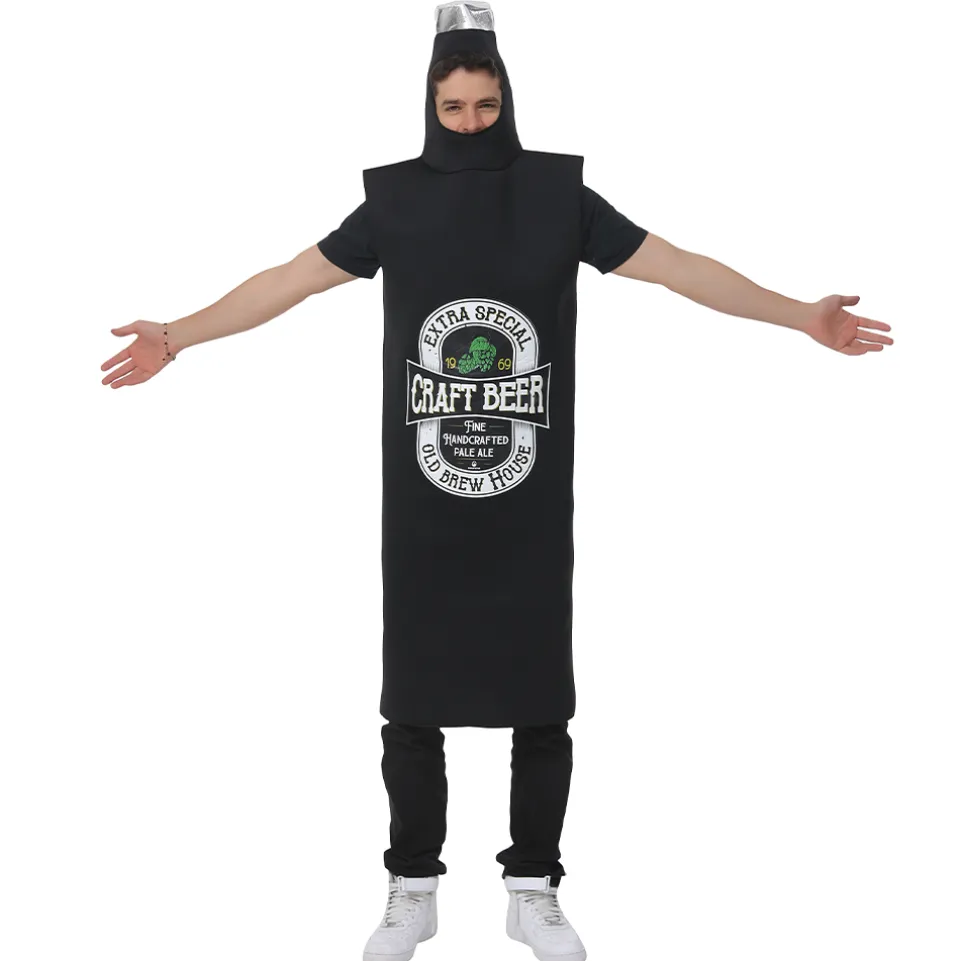 Bierflasche Unisex Kostüm MIESEPETER® schwarz