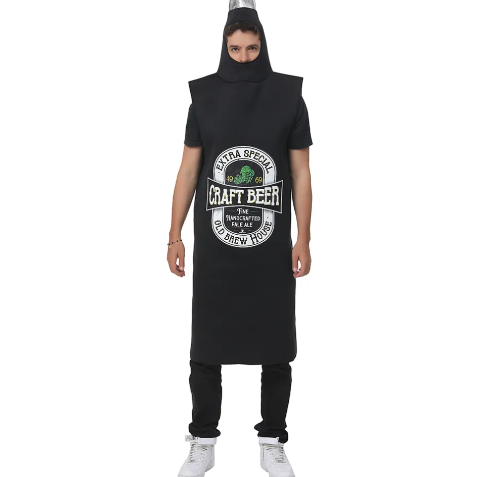 Bierflasche Unisex Kostüm MIESEPETER® schwarz