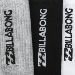 Billabong Unisex Crew Tennis Socken 3 Paar multi BG-03 CREW