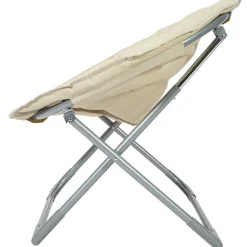 BIXENTE faltbarer Lounge Klappsessel creme