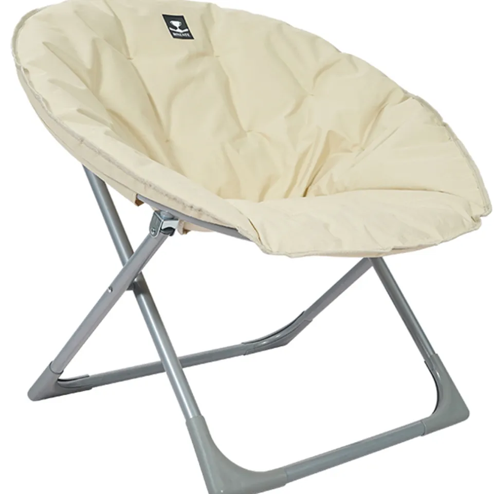 BIXENTE faltbarer Lounge Klappsessel creme