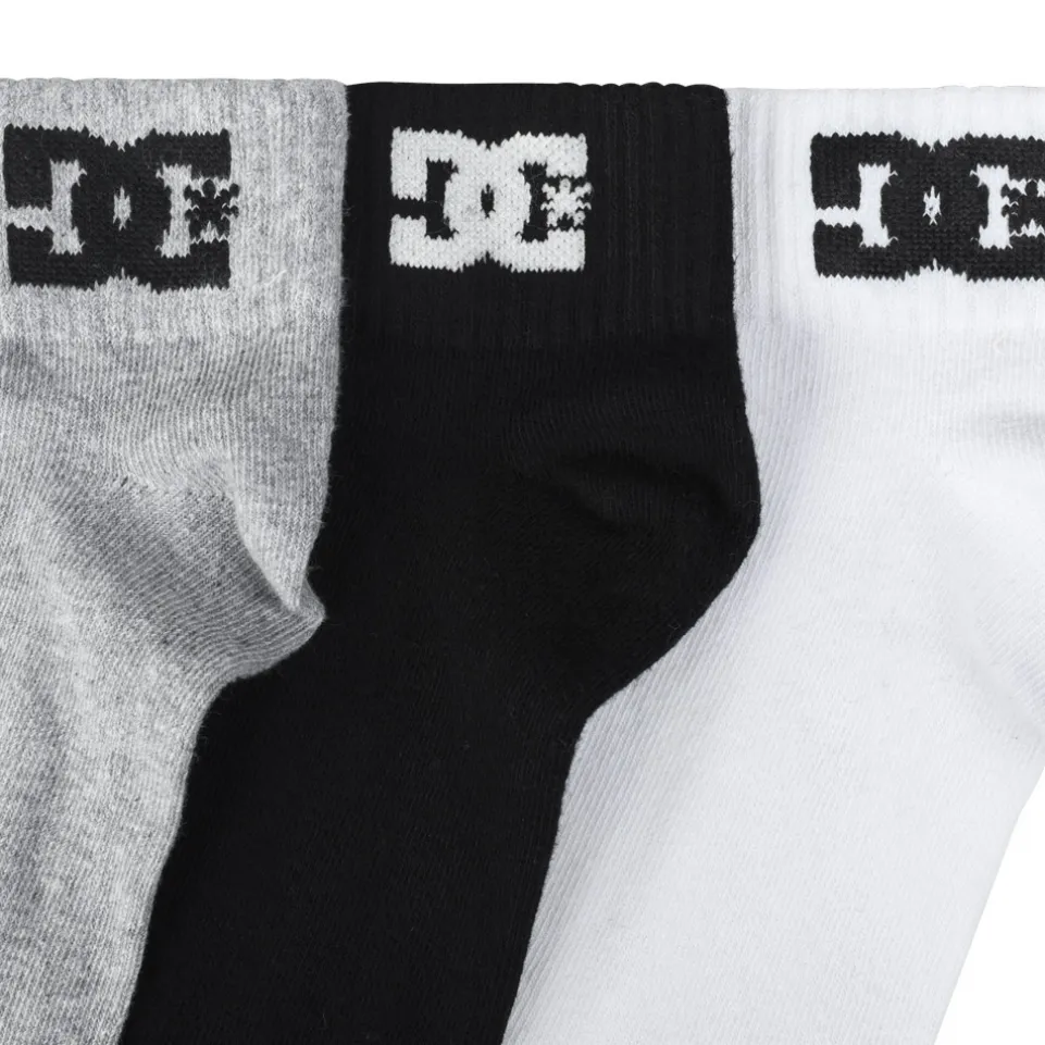DC Shoes Quarter Unisex Socken 3 Paar multi DC-23 QUARTER