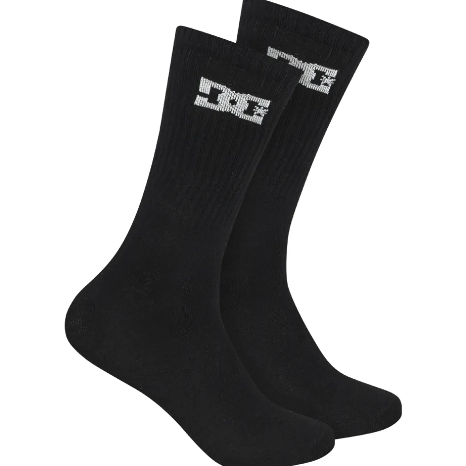 DC Shoes Sport Crew Unisex Socken 3 Paar schwarz DC-02 CREW