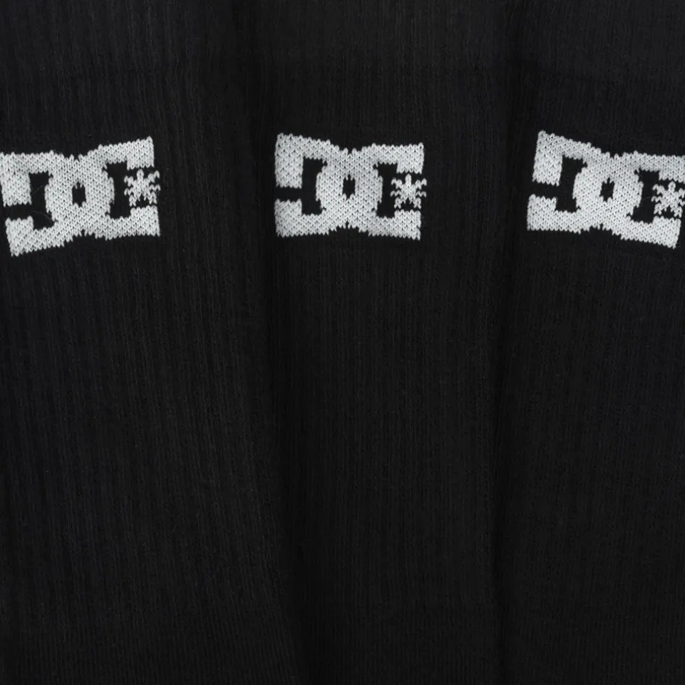 DC Shoes Sport Crew Unisex Socken 3 Paar schwarz DC-02 CREW