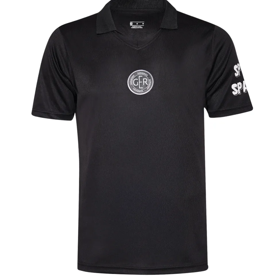 Deutschland Retro Herren Trikot schwarz