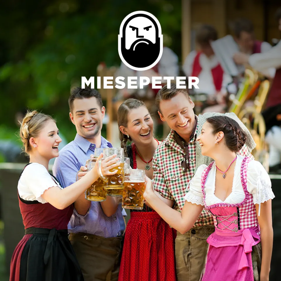 Dirndl Damen Oktoberfest-Kostüm MIESEPETER® weinrot
