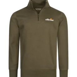 ellesse Benevento Herren 1/4-Zip Sweatshirt SOP23856-Khaki