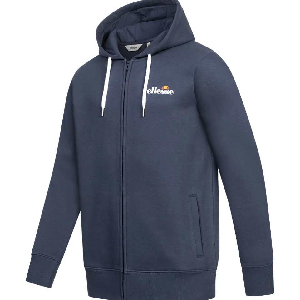 ellesse Klemerio Full Zip Herren Kapuzen Sweatjacke SOP23857-Navy