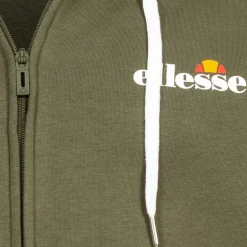 ellesse Klemerio Full Zip Herren Kapuzen Sweatjacke SOP23857-Khaki