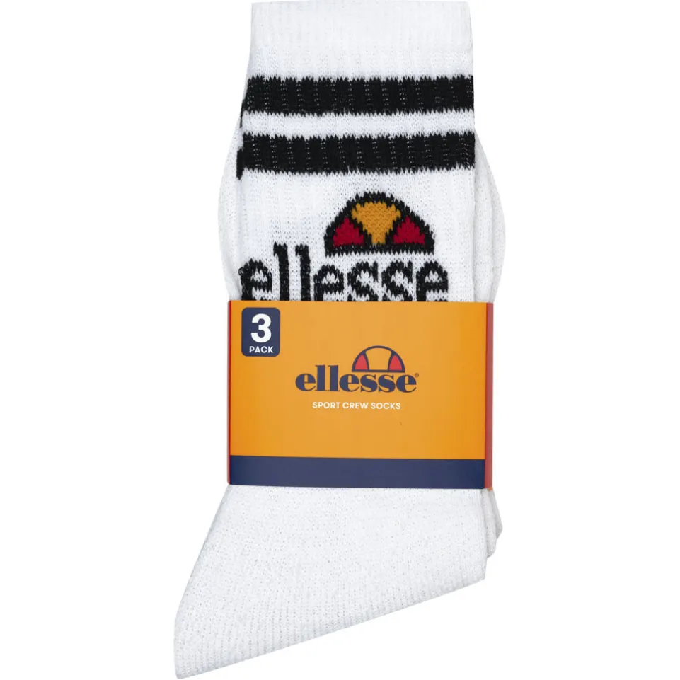 ellesse Vulloni Unisex Socken 3 Paar weiß SBSA3955-WHITE