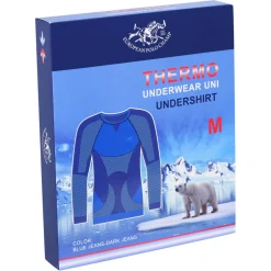 EUROPEAN POLO CHAMP Herren Thermo Langarmshirt navy SPA 25-005-navy