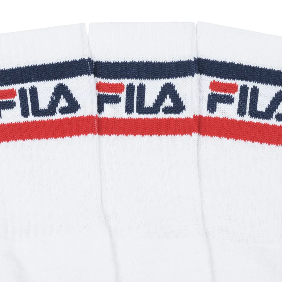 FILA Unisex Sportsocken "Falk" 3 Paar weiß FS24T001-100-White