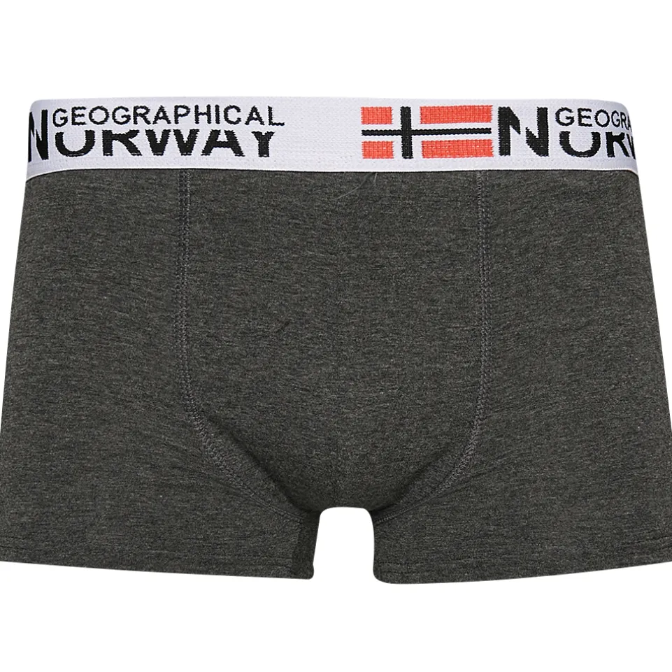 Geographical Norway Herren Boxershorts 3er-Pack Pack-3-Tricolor-White