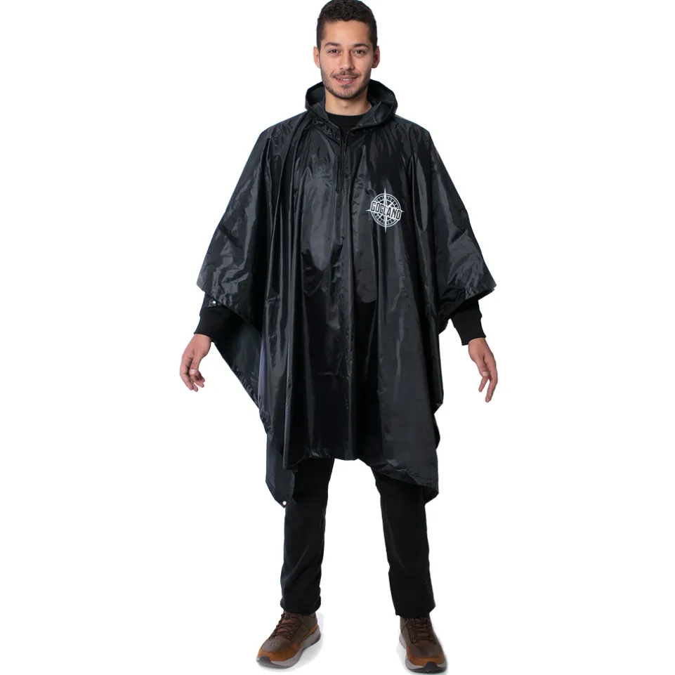 GOGLAND® Monsun Regenponcho schwarz