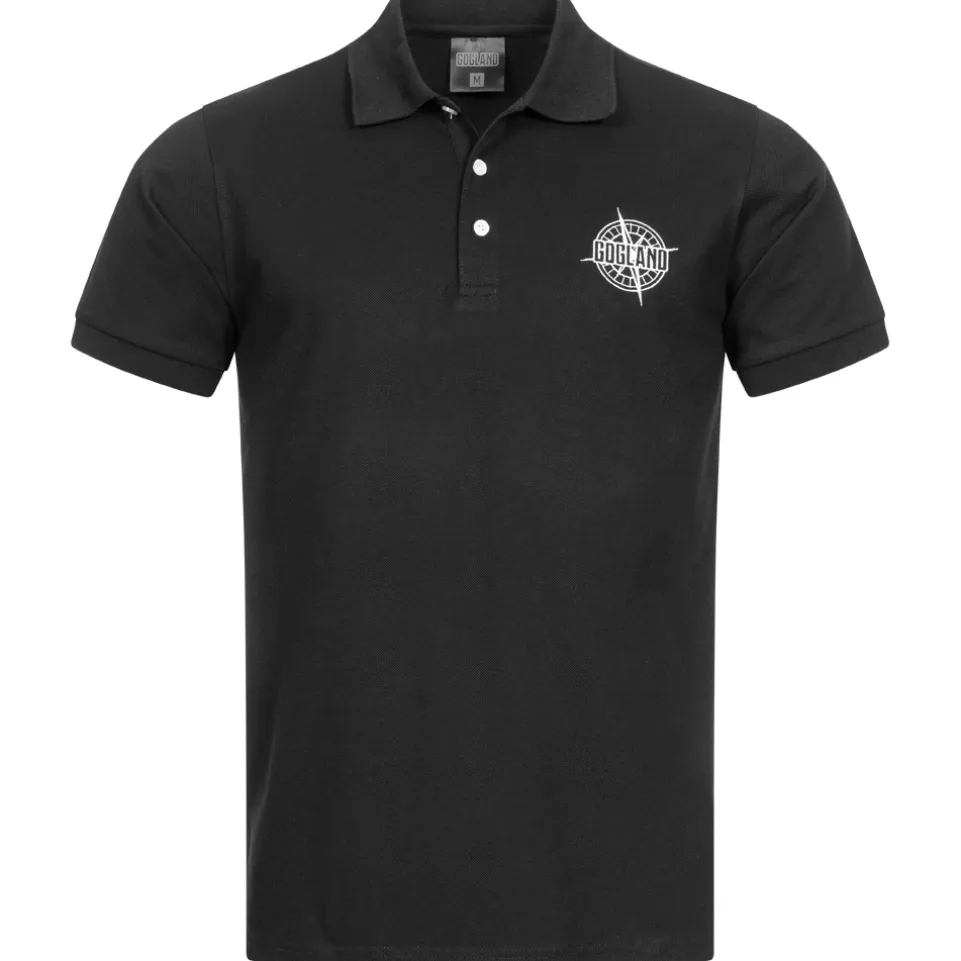 GOGLAND "Noshak" Herren Polo-Shirt schwarz