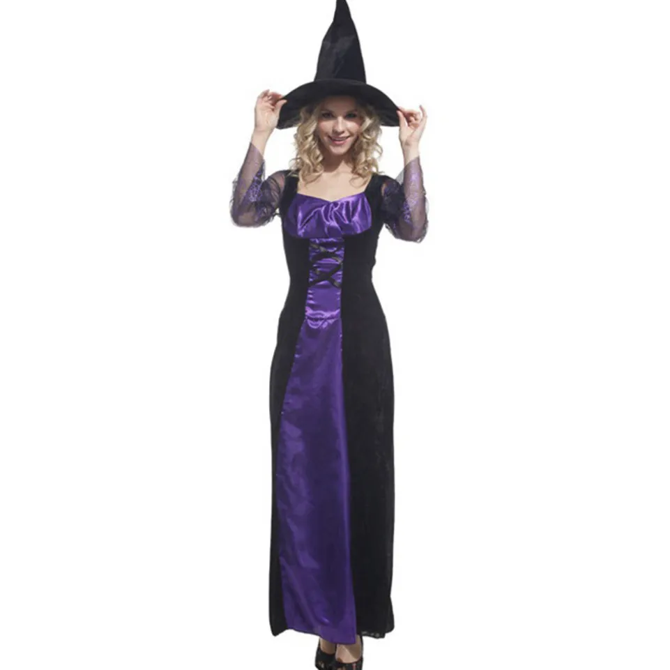 Hexe Damen Kostüm "Purple Witch" MIESEPETER®