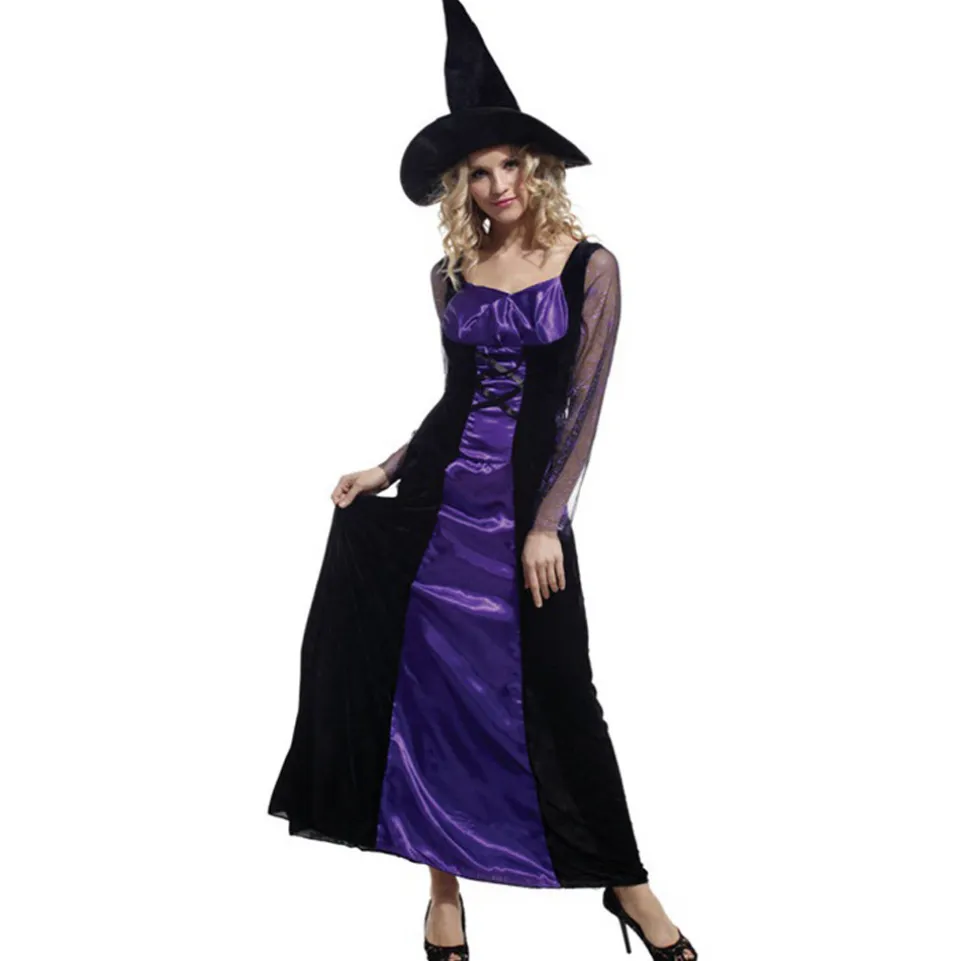 Hexe Damen Kostüm "Purple Witch" MIESEPETER®
