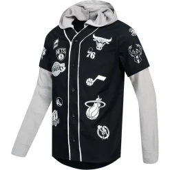 Hollister x NBA All Teams Button-Up Herren Hoodie 325-259-2631-900