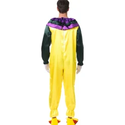 Horror Clown Jumpsuit Herren Kostüm "Grimmface" MIESEPETER®