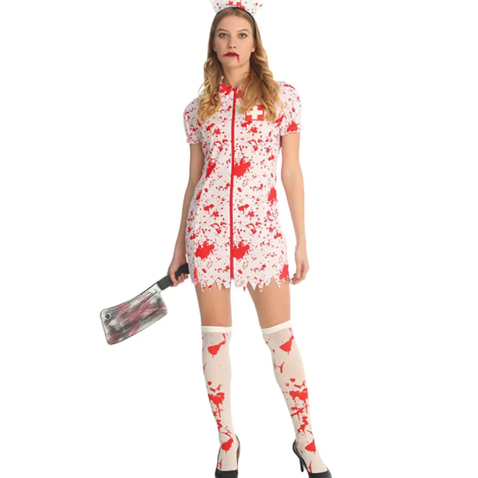 Horror Krankenschwester Damen Kostüm "Bloody Nurse" MIESEPETER®