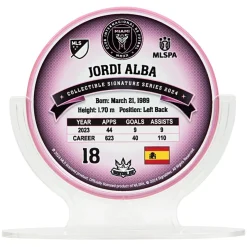 Inter Miami Jordi Alba #18 Fußball Sammlerstück 14 cm 850056417303