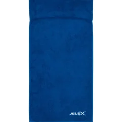 JELEX "100FIT" Fitness Handtuch mit Zip-Tasche royalblau