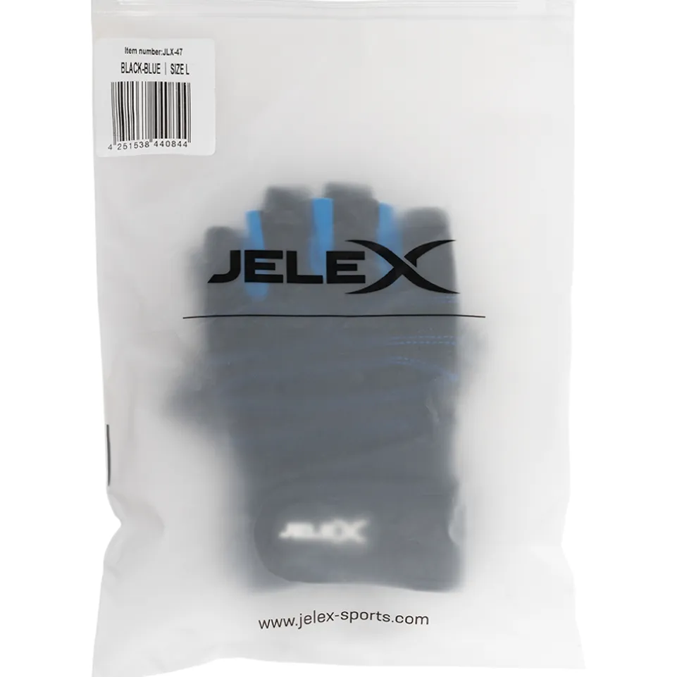 JELEX Fit gepolsterte Trainingshandschuhe schwarz-blau