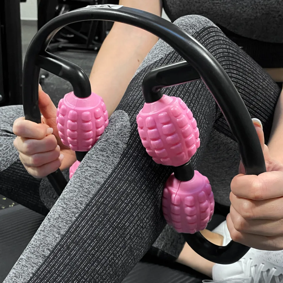 JELEX Massage 4 Rad Massage-Doppelroller