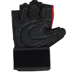 JELEX Power Premium gepolsterte Trainingshandschuhe schwarz-rot