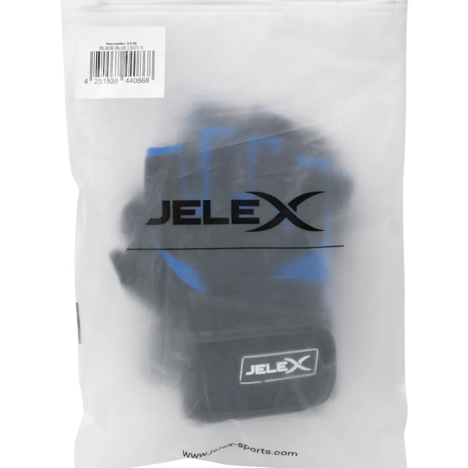 JELEX Power Premium gepolsterte Trainingshandschuhe schwarz-blau